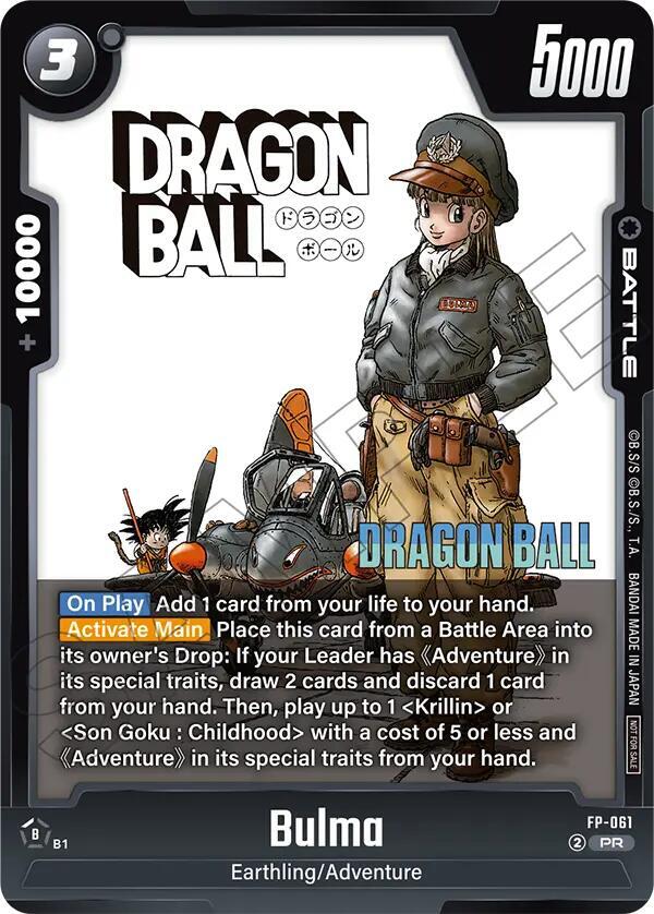 Bulma - FP-061 - Tournament and Championship Promos - Dragon Ball