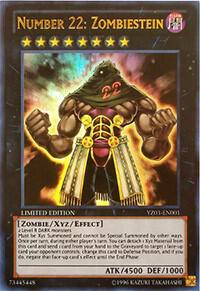 Number 22: Zombiestein - Yu-Gi-Oh! ZEXAL Manga Promotional Cards