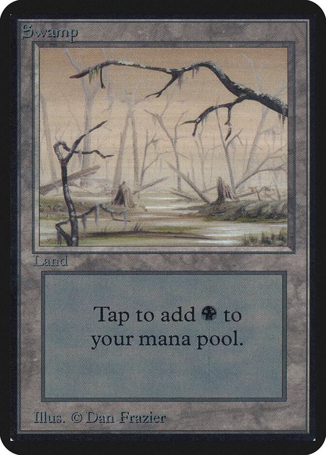 Swamp (B) - Alpha Edition - Magic: The Gathering - TCGplayer.com