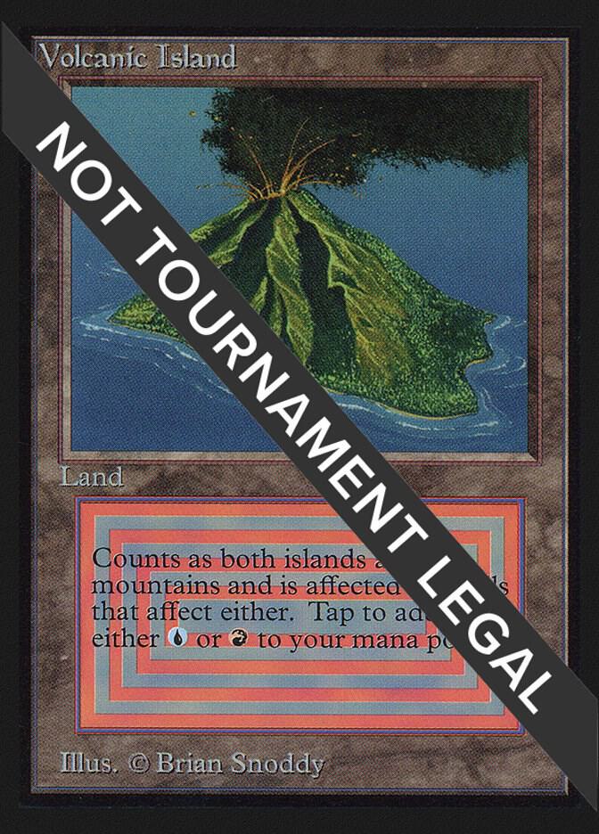 Volcanic Island (IE) - International Edition - Magic: The