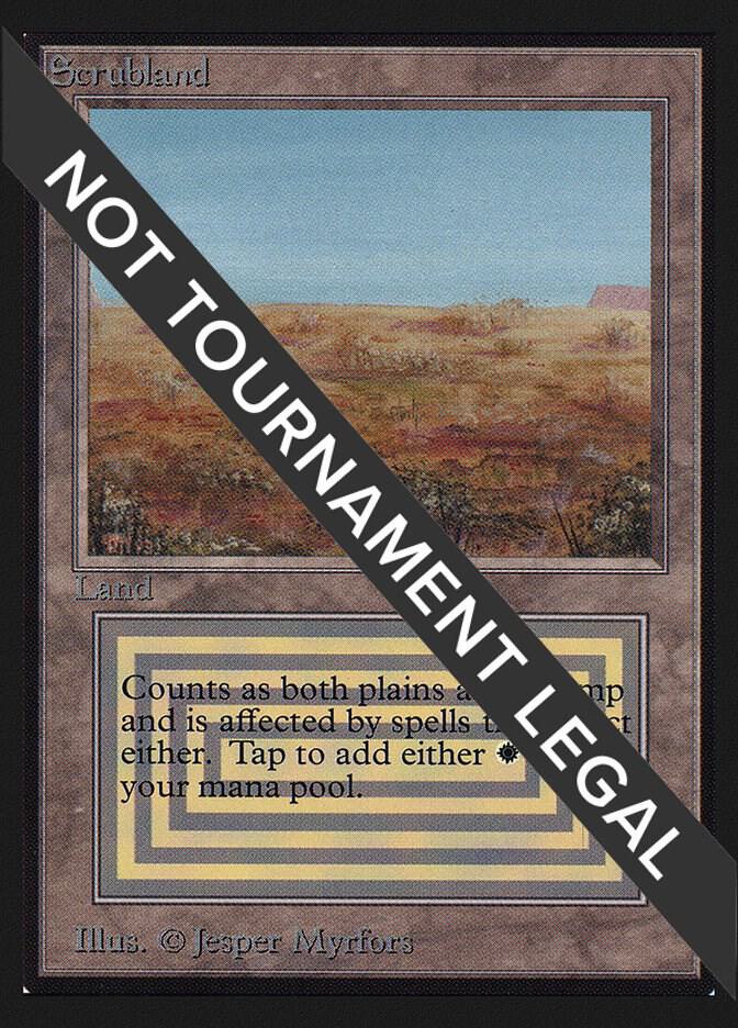 Scrubland (CE) - Collector's Edition - Magic: The Gathering