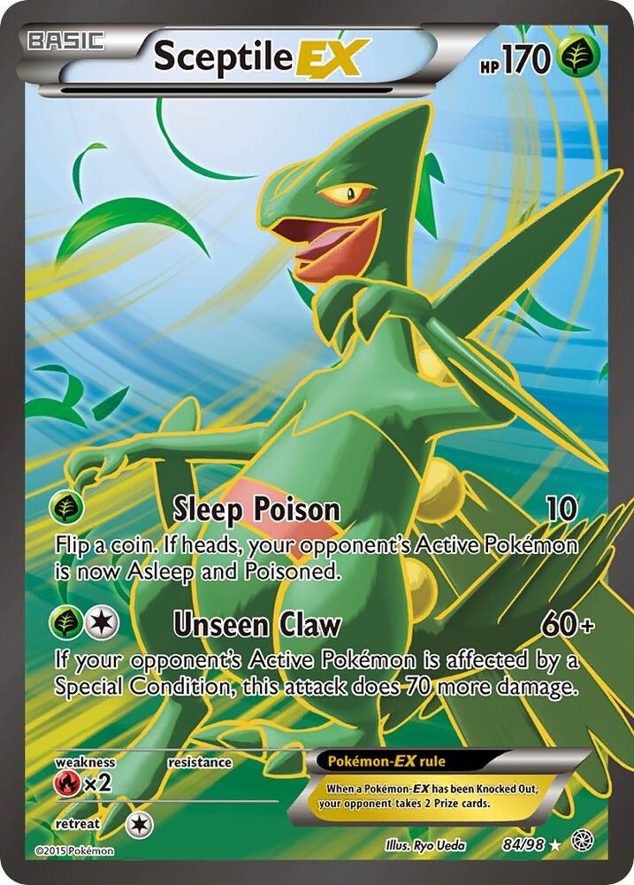 Sceptile EX (84 Full Art) - XY - Ancient Origins - Pokemon
