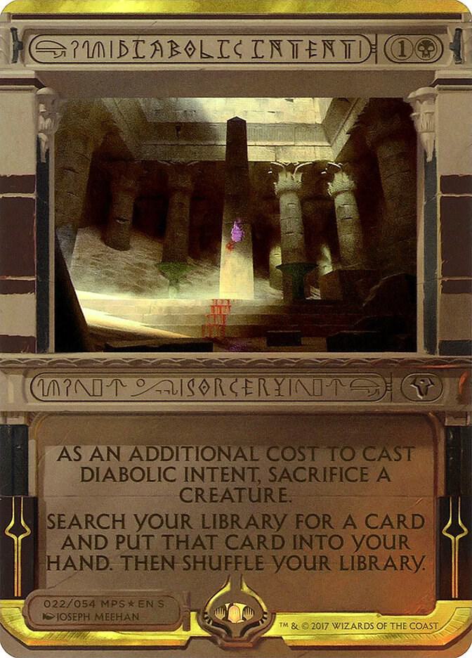 Diabolic Intent - Masterpiece Series: Amonkhet Invocations - Magic