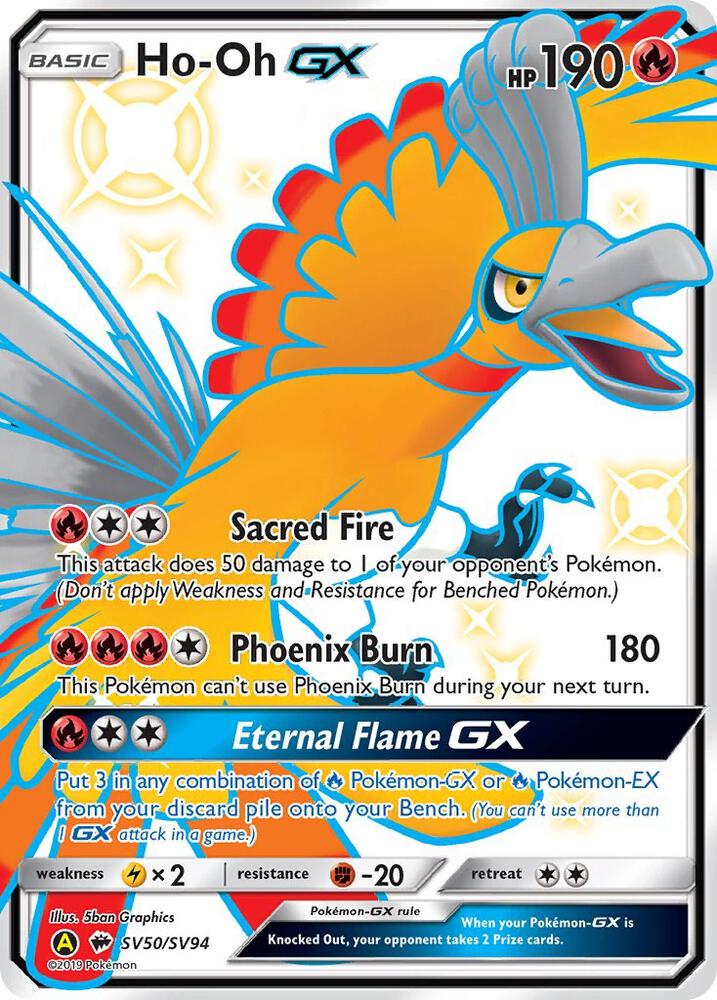 Ho-Oh GX - Hidden Fates: Shiny Vault - Pokemon - TCGplayer.com