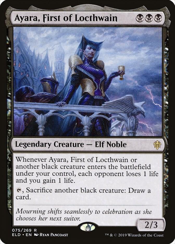 Ayara, First of Locthwain - Throne of Eldraine - Magic: The