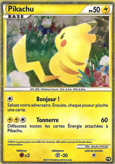 Pikachu (French) - Pikachu World Collection Promos - Pokemon
