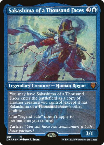 Sakashima of a Thousand Faces (Foil Etched) - Commander Legends