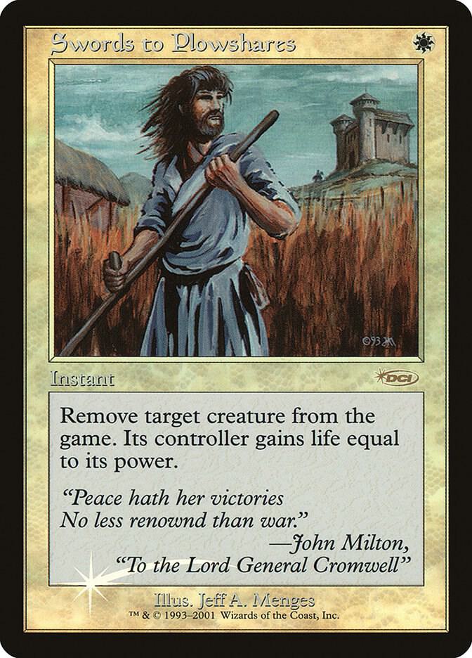 Swords to Plowshares - FNM Promos - Magic: The Gathering