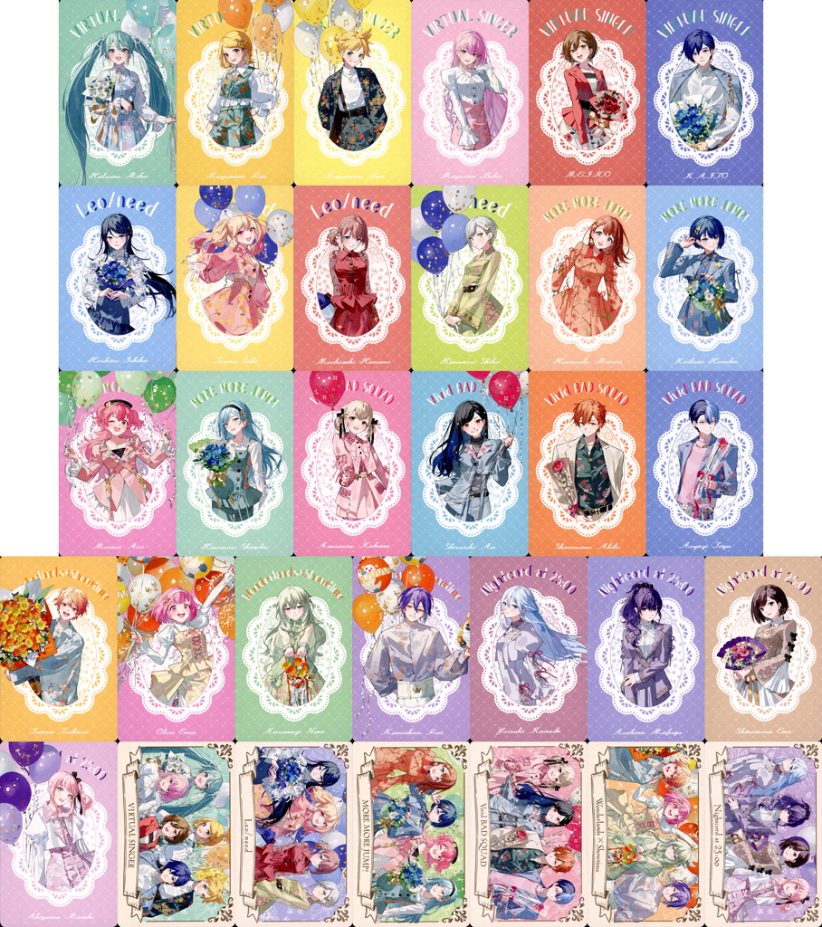 Collectible Cards/Set Item][Set item]Project SEKAI COLORFUL STAGE