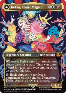 MTG: Magic The Gathering/FINAL FANTASY]【EN】Kefka, Court Mage
