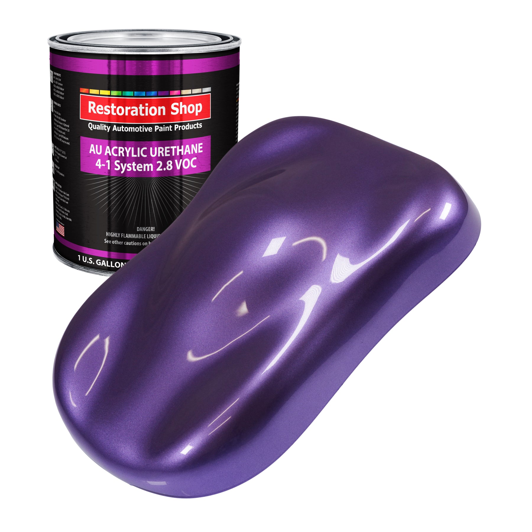 Plum Crazy Metallic Acrylic Urethane 1-Gallon — TCP Global