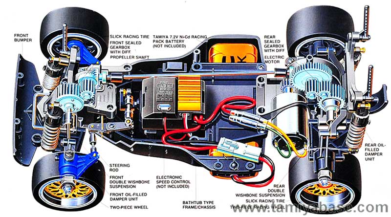 TA02SW - Tamiya chassis database - TamiyaBase.com