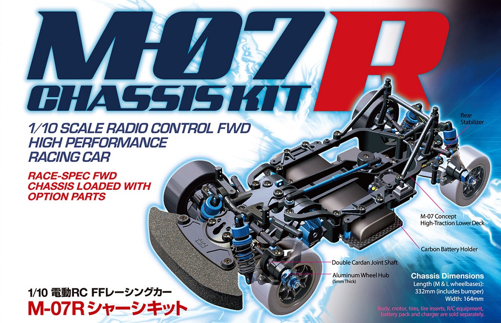 New batch of Tamiya M-07R Chassis Kit with different item number