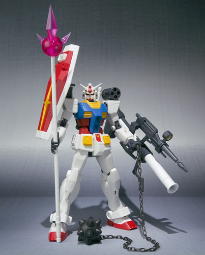 ロボット魂　ガンダム　ハードポイント追加仕様　&　ツインウェポン ROBOT魂 <SIDE MS> ガンダム(ハードポイント追加仕様) | 魂ウェブ