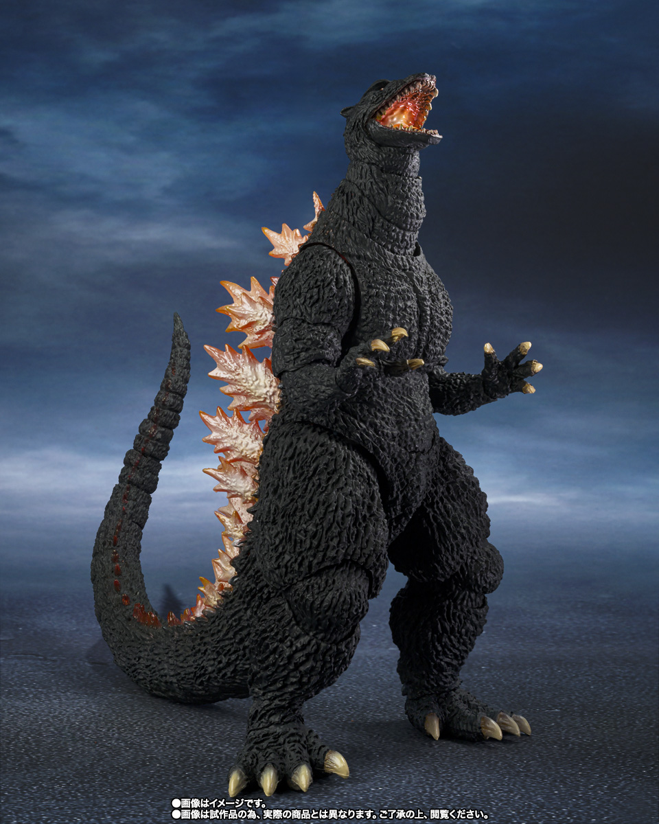 S.H.MonsterArts ゴジラ (2004) 放射熱線Ver. VS 新・轟天号 | 魂ウェブ