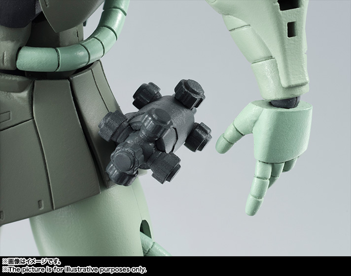【新品・未開封】機動戦士ガンダム ROBOT魂 量産型ザク 再販】ROBOT魂 [SIDE MS] 機動戦士ガンダム MS-06 量産型ザク ver