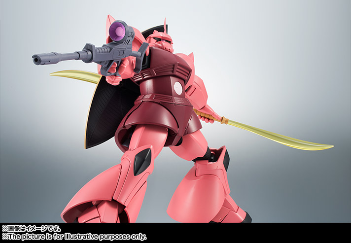 ロボット MS-14S GELGOOG/MSM-04 ACCQUY/MS-09 DOM Mobile Suit Gundam Robot Spirits MS-14S Gelgoog Char's Custom (Ver