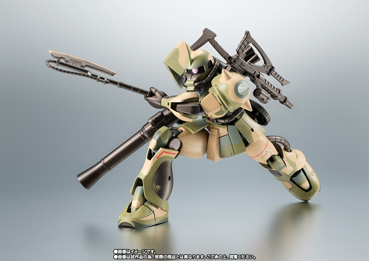 ROBOT魂 ＜SIDE MS＞ MS-06J 湿地帯戦用ザク ver. A.N.I.M.E. | 魂ウェブ
