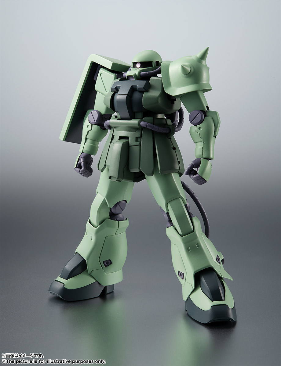 ROBOT魂 ＜SIDE MS＞ MS-06F-2 ザクII F2型 ver. A.N.I.M.E. | 魂ウェブ