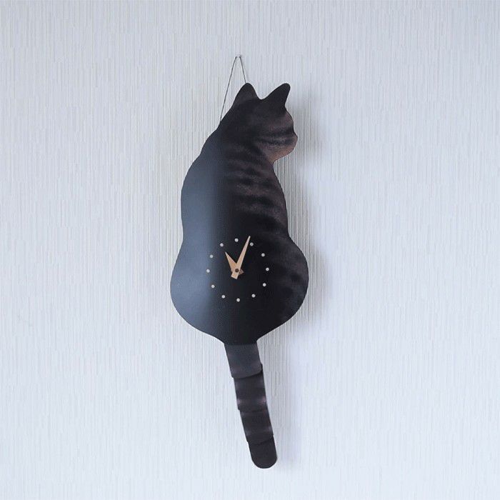 猫のしっぽをふる時計（猫時計） 藤井啓太郎 藤井 啓太郎 猫時計