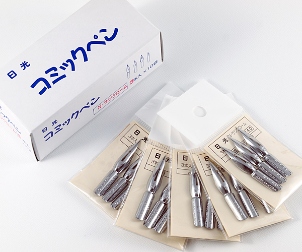 ペン先 日光コミックペン N-サジ（357）クローム 3本入り ｜ 株式会社