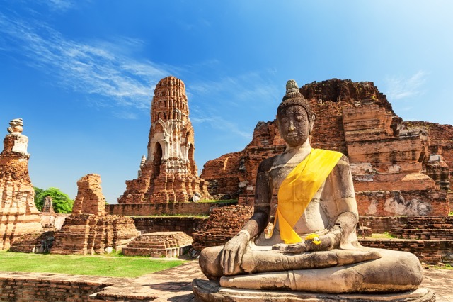 バンコクから日帰りもできちゃう！タイの世界遺産の古都アユタヤ