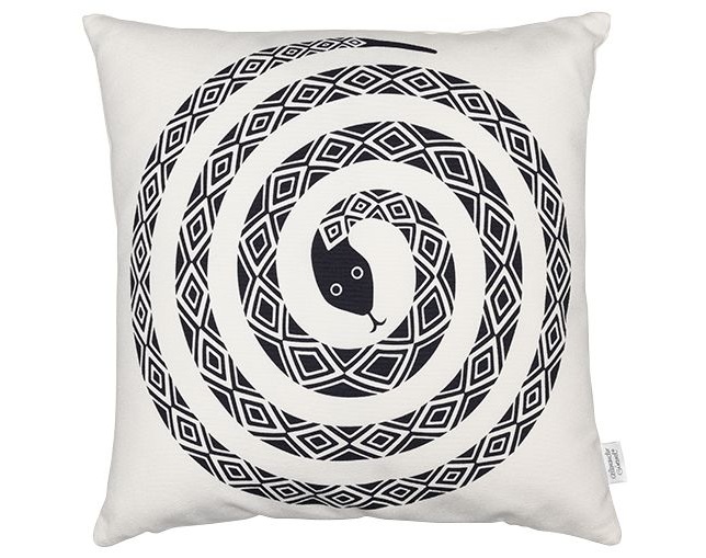 Graphic Print Pillow - Snake(グラフィック プリント ピロー