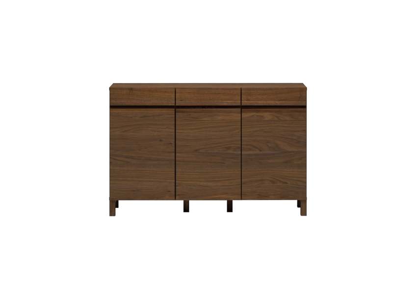 レッチェ 134キャビネット WALNUT(W134×D40×H88cm)税込￥145,000