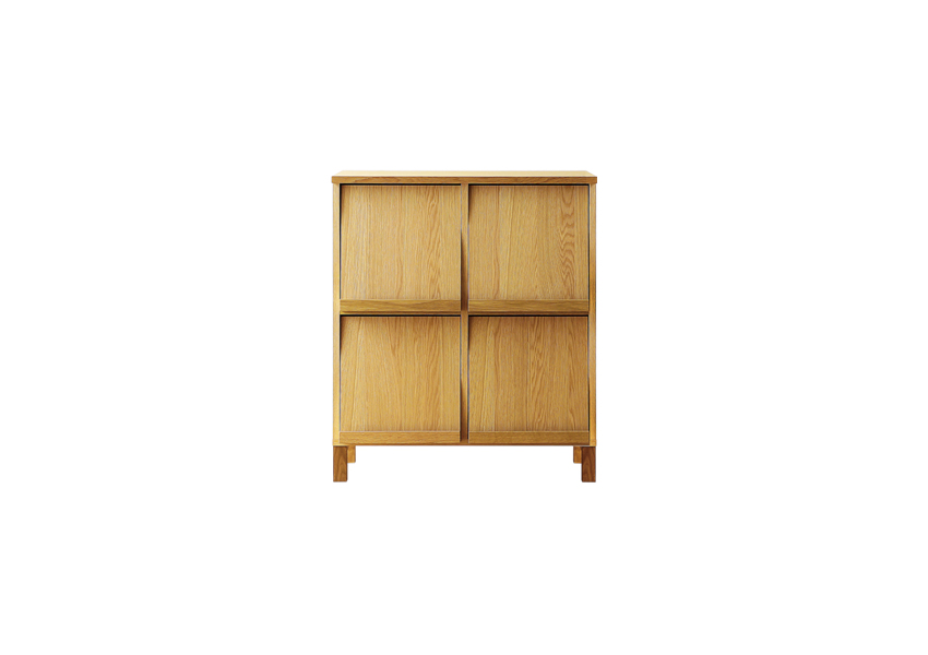 レッチェ 77マガジンレコードラック OAK (W77×D39.5×H95.5cm)税込