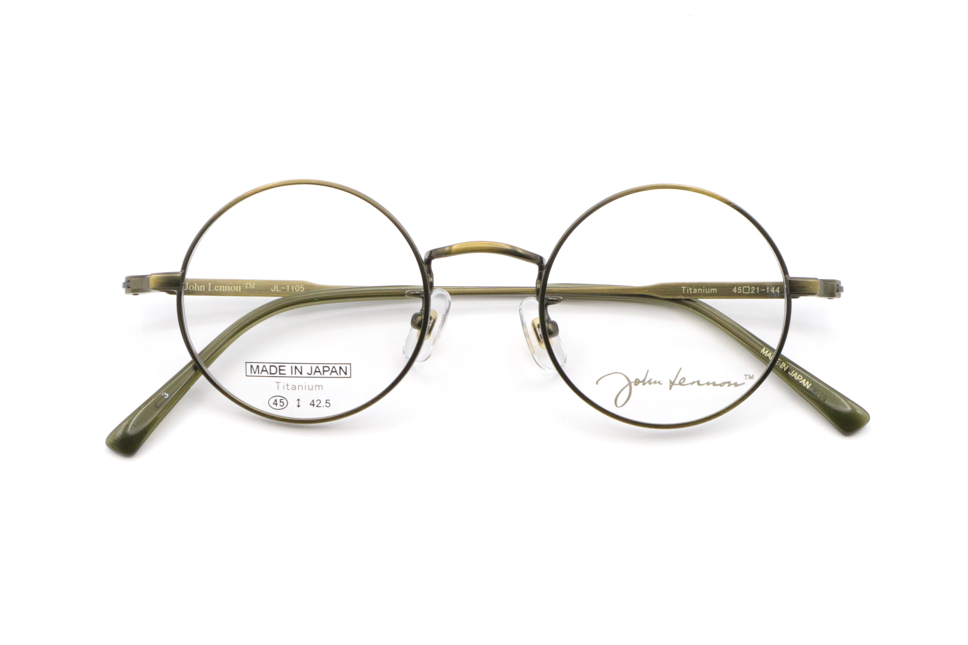 鯖江製】John Lennon(ジョンレノン) JL 1105-3アンティークゴールド(45