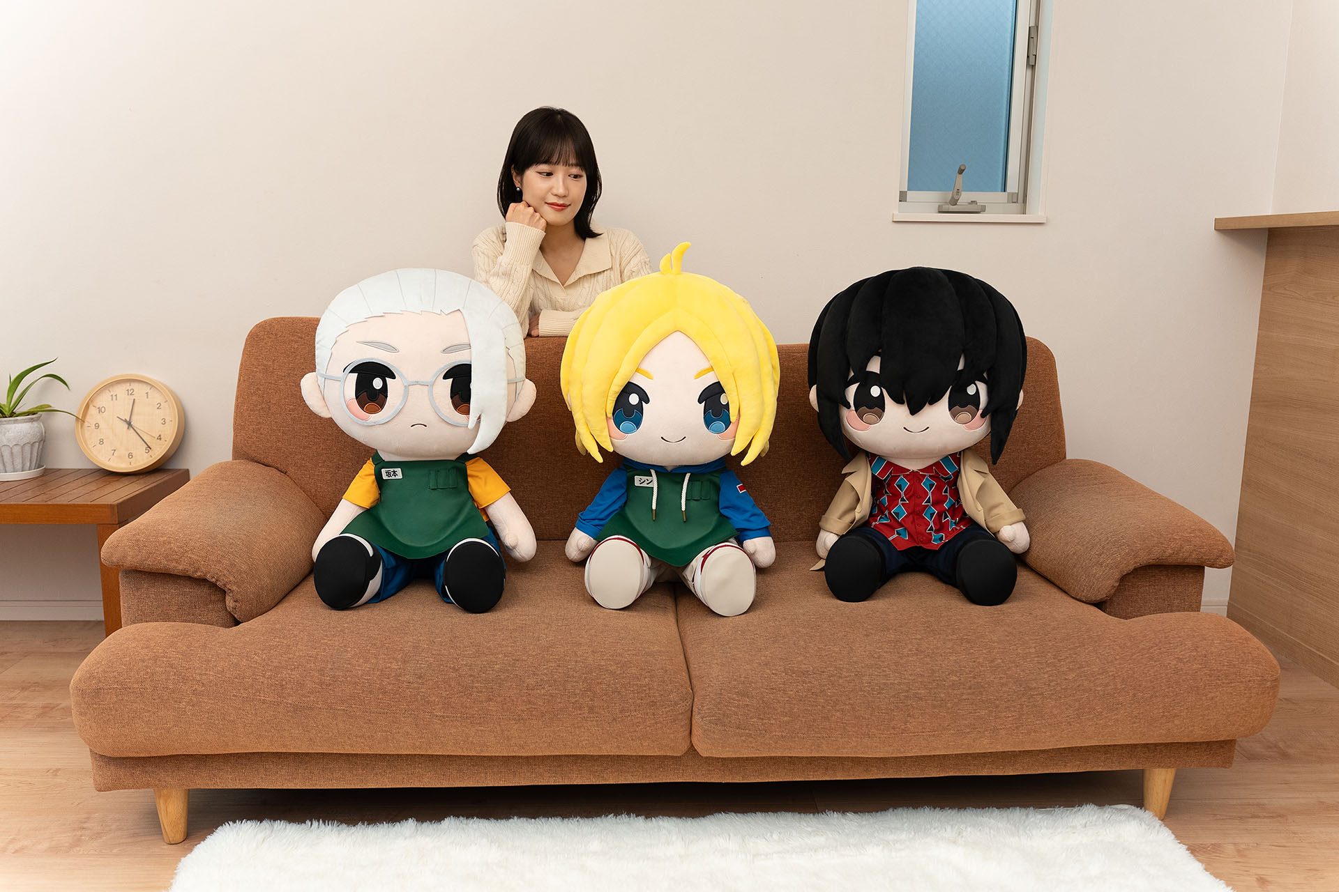 どきゅーとぷち SAKAMOTO DAYS 特大ぬいぐるみ 朝倉シン｜TAITO GEAR&GOODS