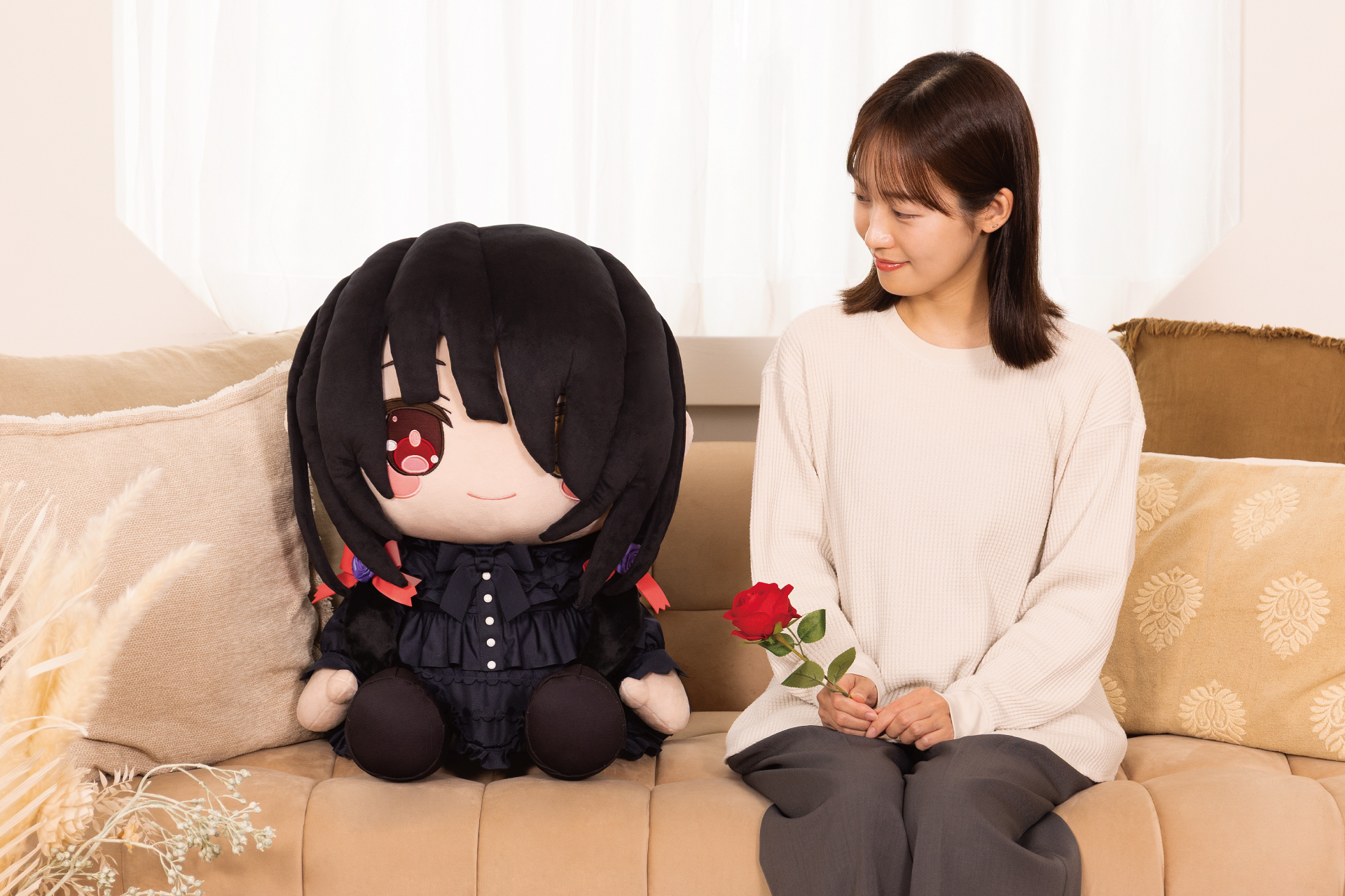 どきゅーとぷち デート・ア・ライブⅤ 特大ぬいぐるみ 時崎狂三 ～私服