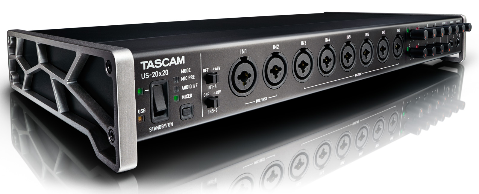 Celesonic US-20x20 | USB3.0 Audio MIDI Interface with Mic Pre