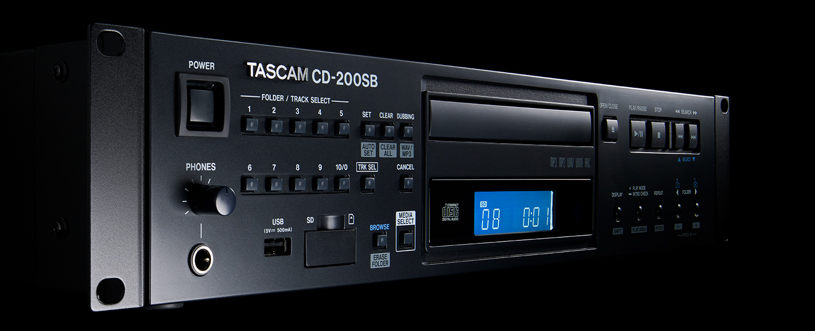 CD-200SB | CD/SD/USB Player | TASCAM - United States