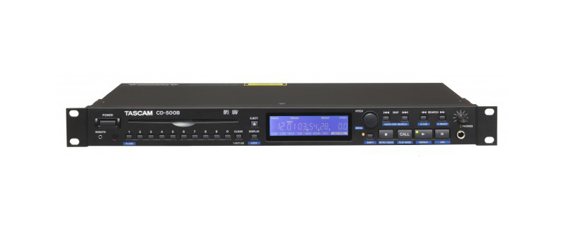 CD-500B | Single-rackspace CD Player with Balanced Out | TASCAM