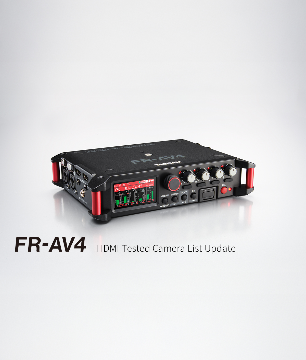 FR-AV4 | 32ビットフロート録音・HDMI Sync対応4chフィールド