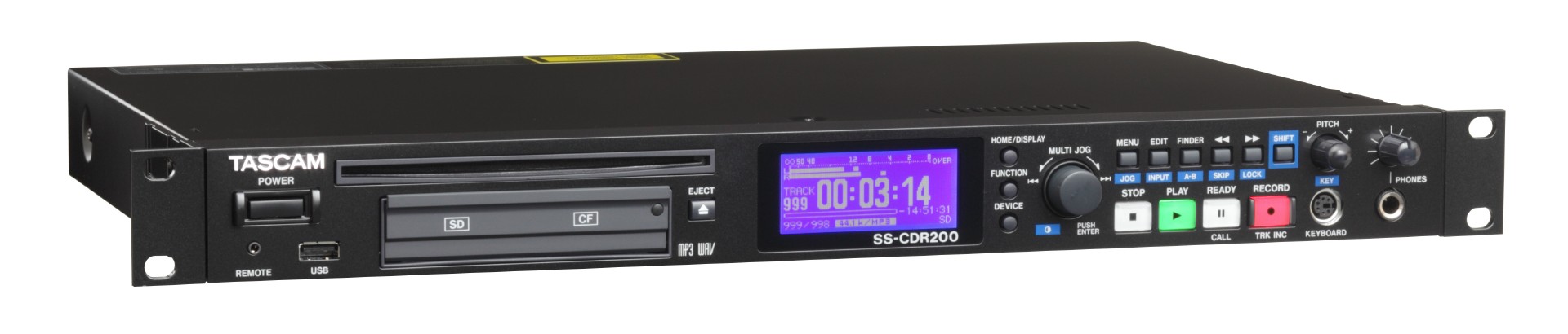 SS-CDR200 | ソリッドステート/CD ステレオオーディオレコーダー