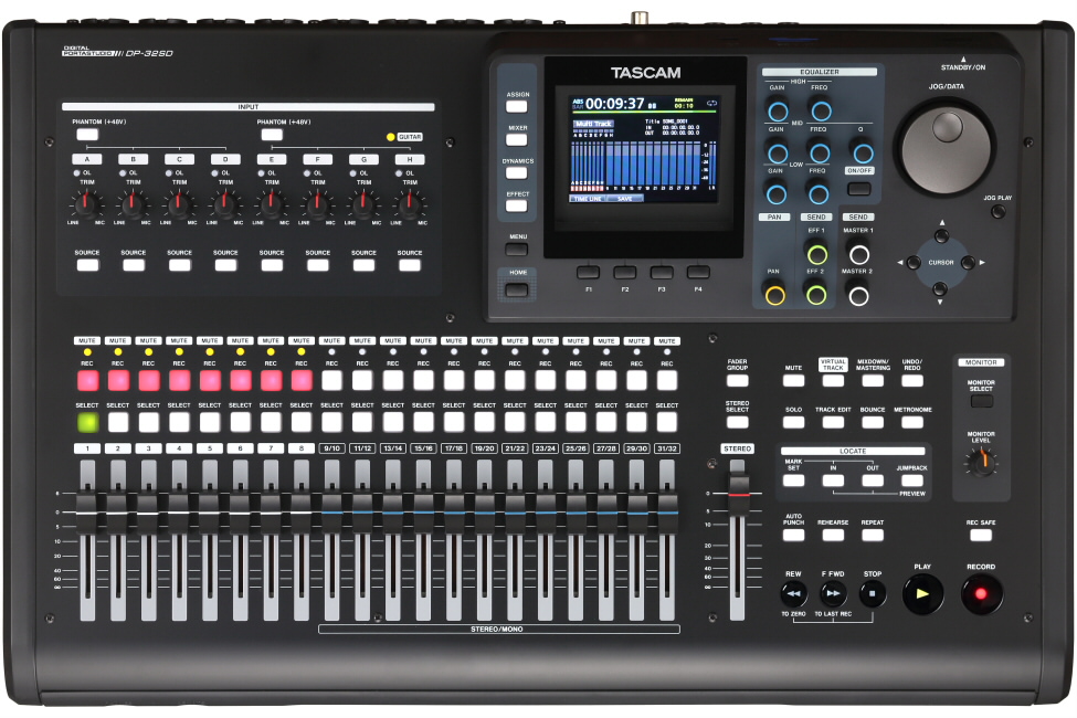 DP-32SD | 32トラック SD/SDHC MTR | TASCAM (日本)