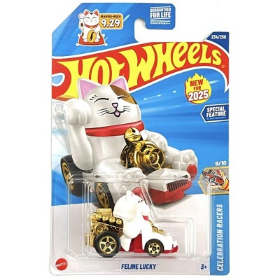 Hot Wheels Feline Lucky Celebration Racers New 2025 : Target