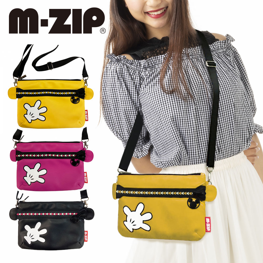 M-ZIP エム・ジップ／サコッシュ イエロー | TENYO ザッカ