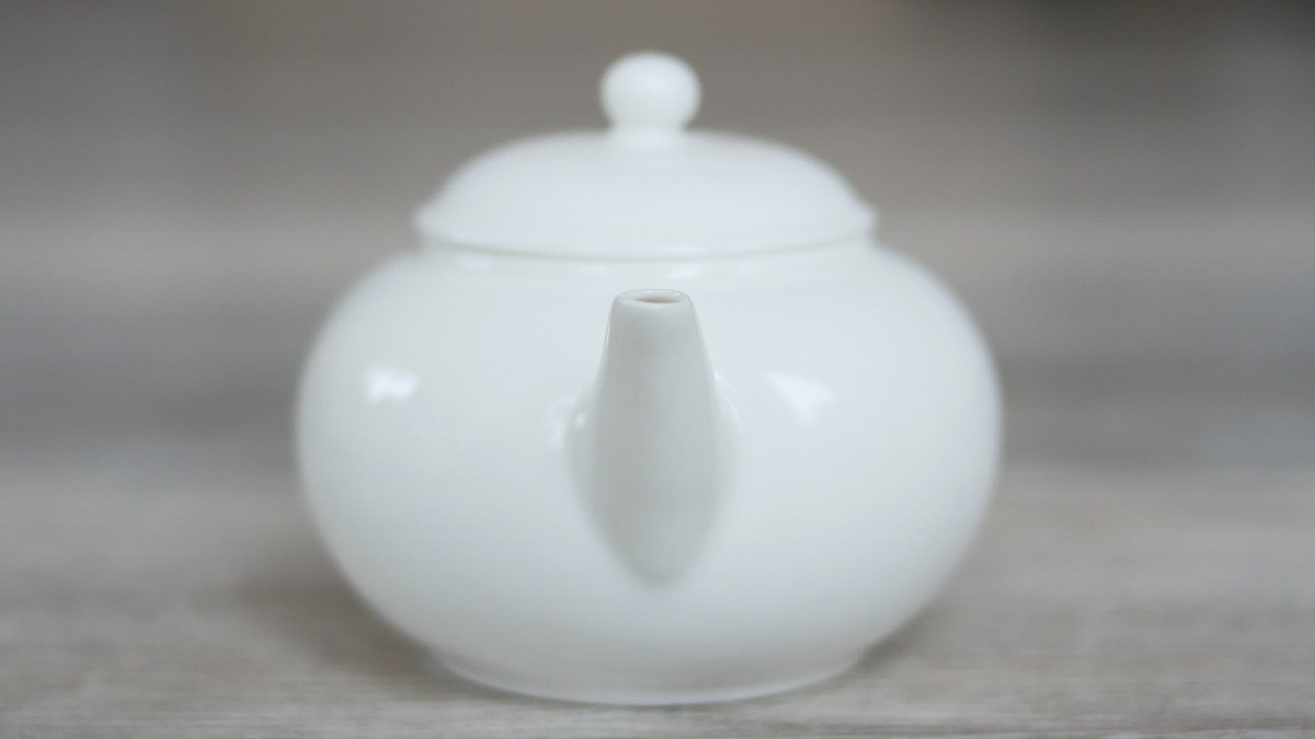 三希 牙白 水平壺 - 桃花源(中国茶・茶器・インテリア雑貨)