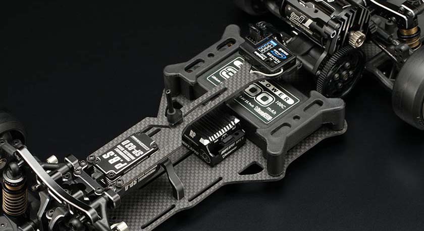 RWDドリフトカー YD-2SXIII 組み立て済みシャーシ ブラックバージョン