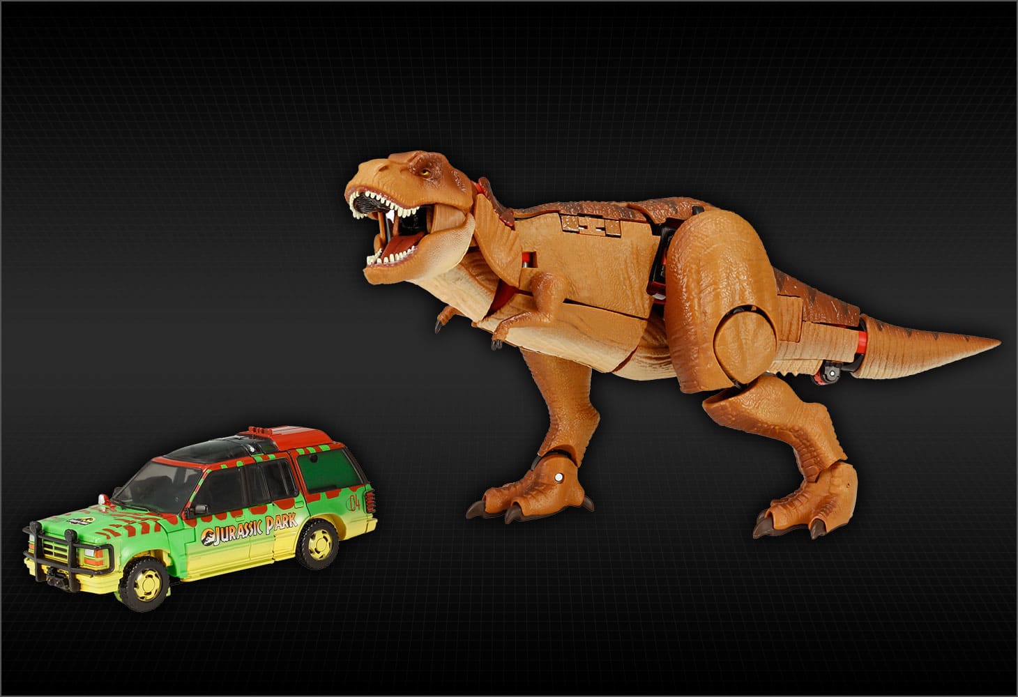 タカラトミーモール限定 JURASSIC PARK × TRANSFORMERS ジュラシック
