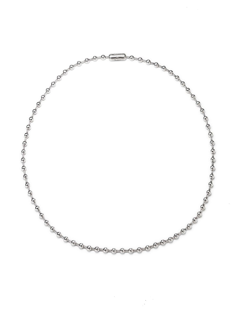 ボールチェーンネックレス シルバー -L- regular - sspj.0025