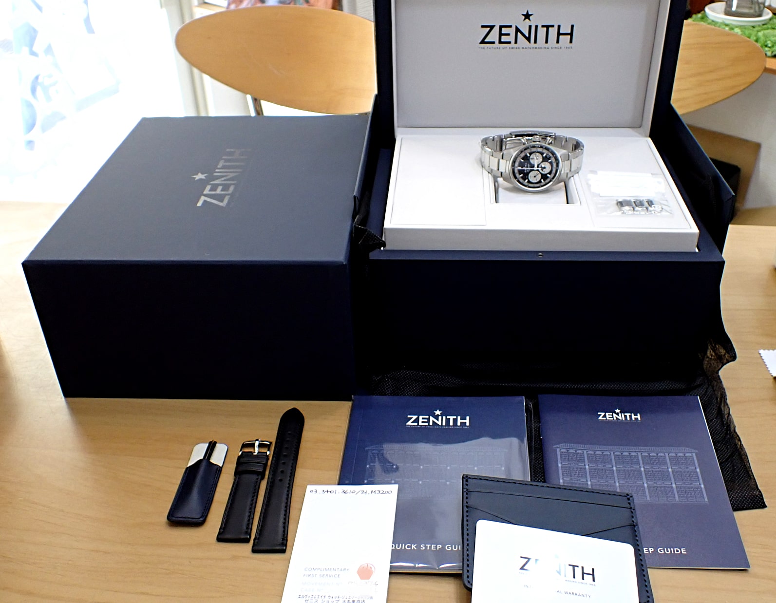 中古品A【ZENITH】ゼニス クロノマスター オリジナル トリプル