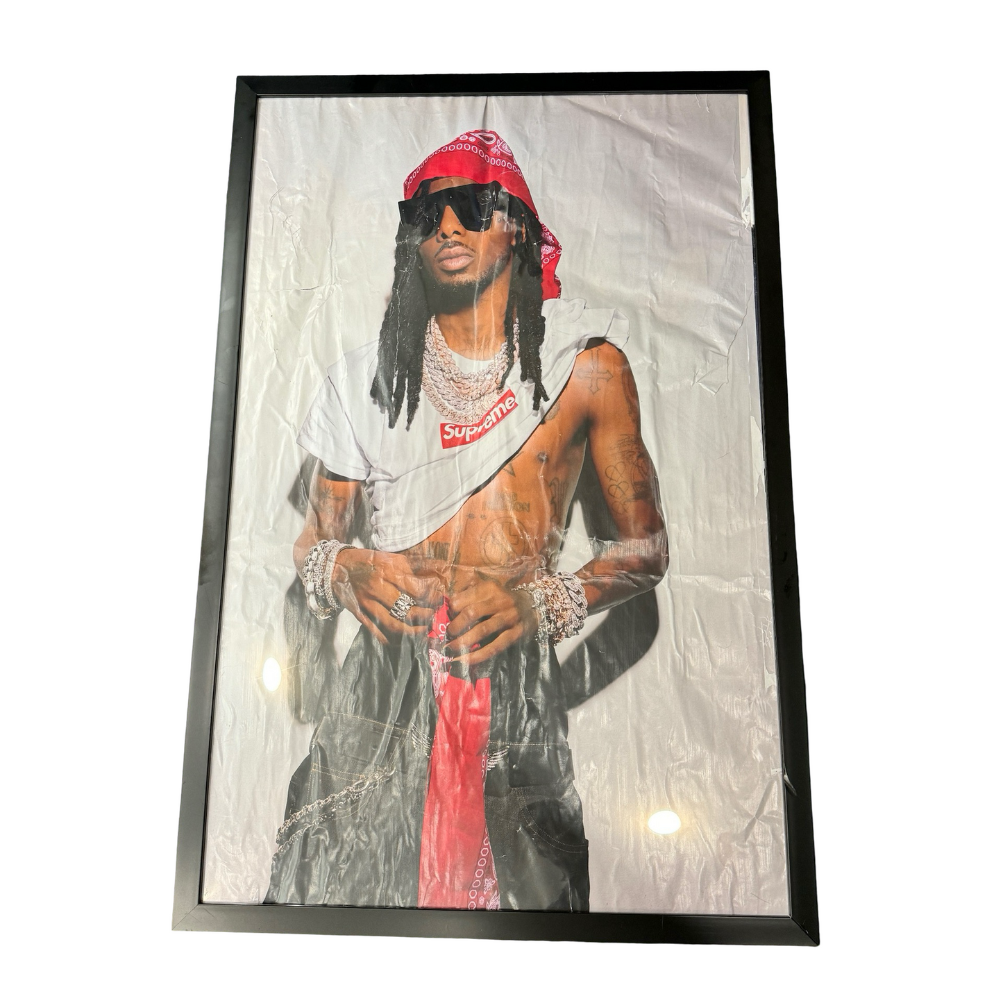 Supreme Playboi Carti Framed Poster – The Topic NYC
