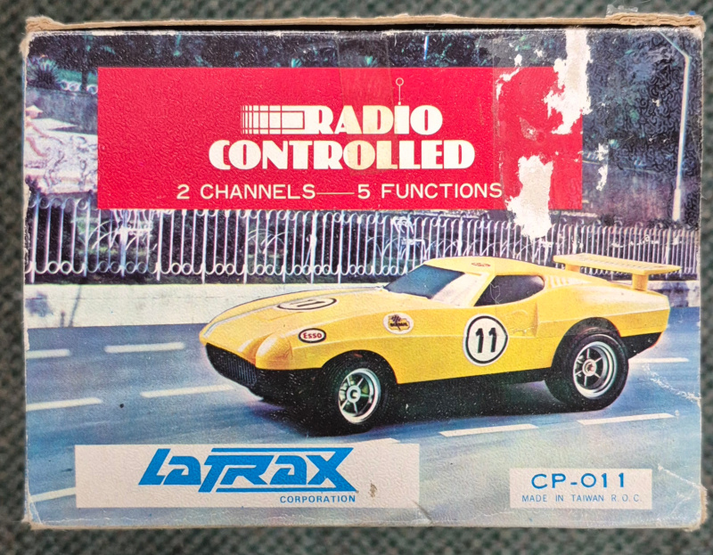1970's LaTrax R/C Radio-Controlled Alpha RCX Sports Car in the Box