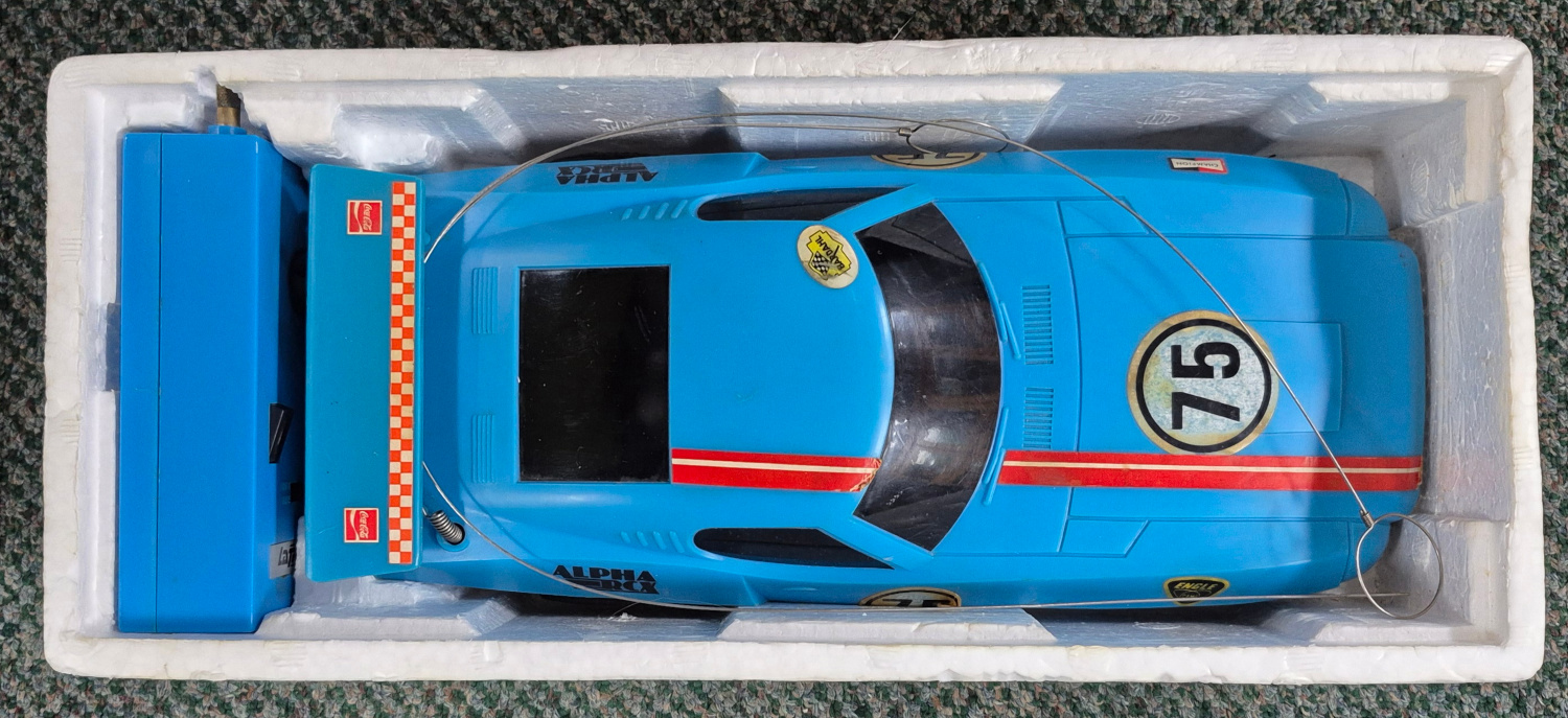 1970's LaTrax R/C Radio-Controlled Alpha RCX Sports Car in the Box