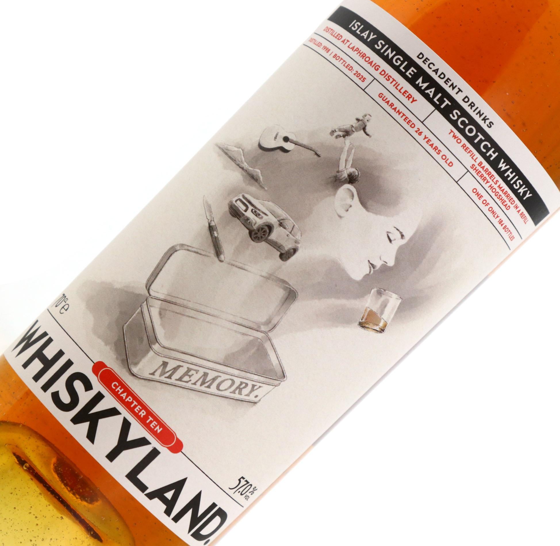 Laphroaig ラフロイグ 1998 26年 Whiskyland Chapter 10 – RUDDER