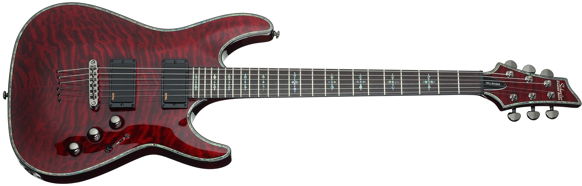 Schecter Hellraiser C-1 Electric Guitar - Black Cherry 1788-SHC